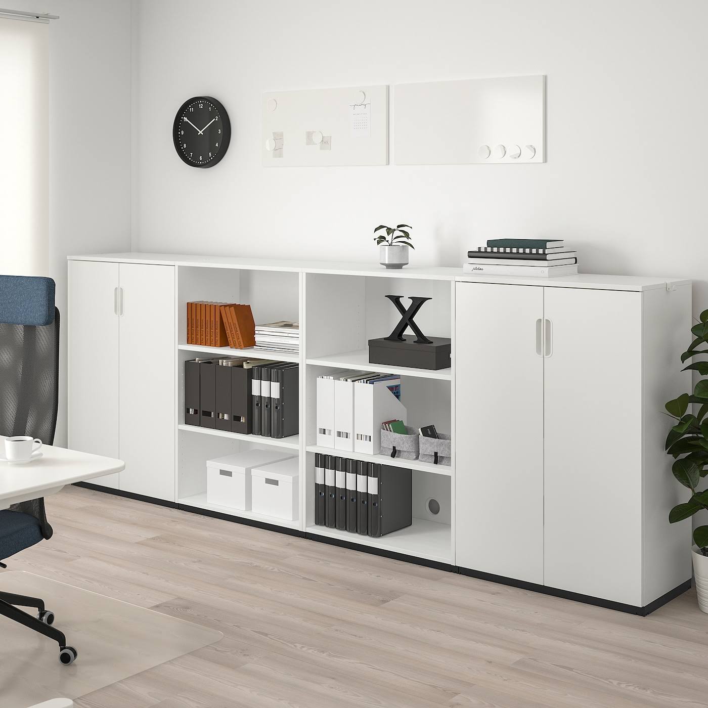 IKEA - Galant Storage COMBINATION, White, 126x47 1/4