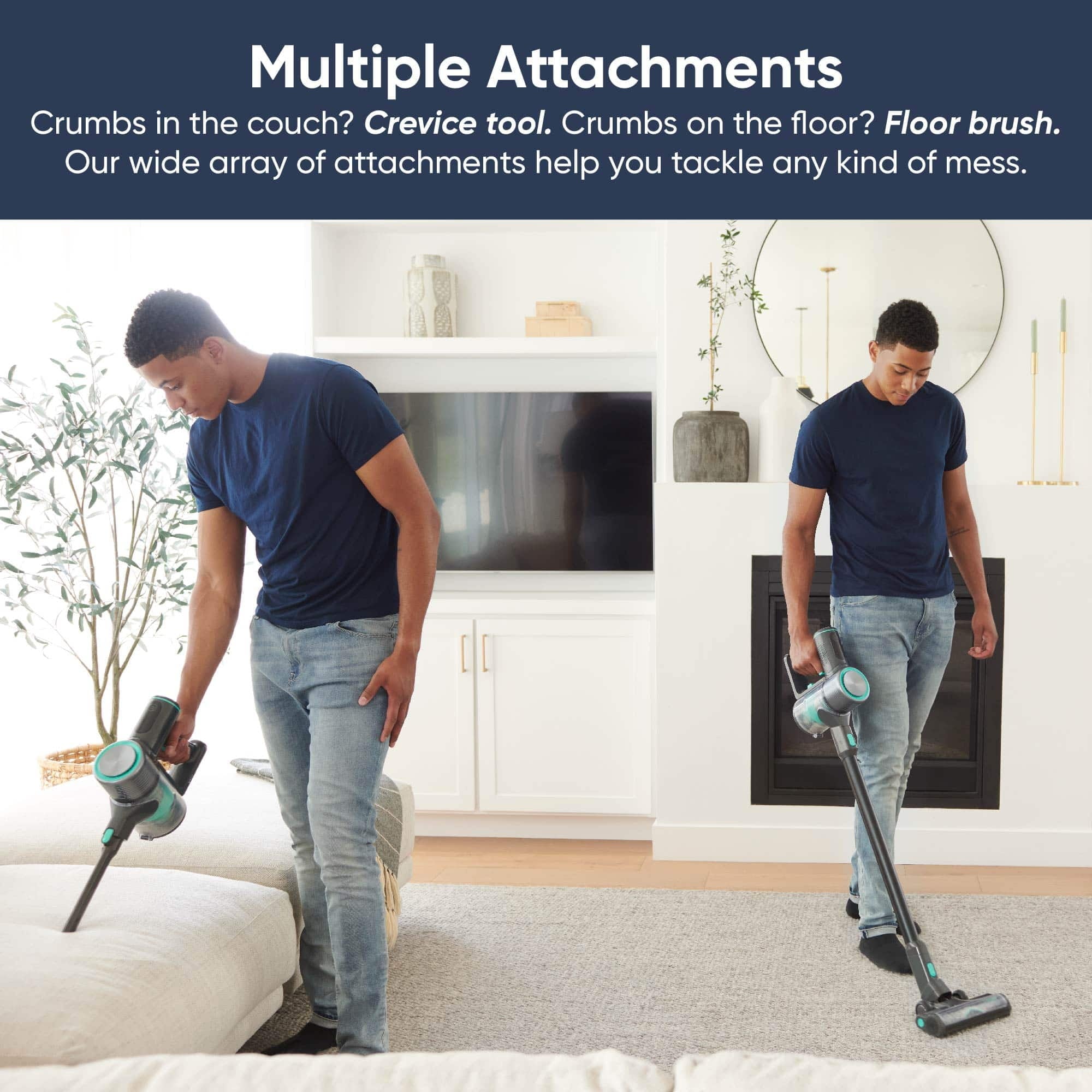 Wyze Cordless Stick Vacuum 20kPa for Carpet, Hard Floors and Pet Hair