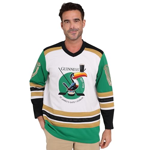 Guinness Hockey Jersey Embroidered Polyester Athletic Shirt Official Merchandise Branded Hockey Jersey