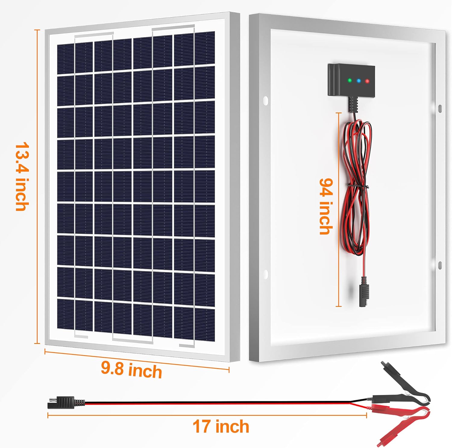 SOLPERK Solar Panel Kit 20W 12V
