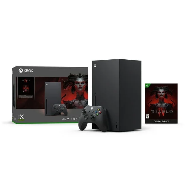 2023 Xbox Series X 1TB SSD Gaming Console with Diablo IV &amp; Extra Controller, 17 in 1 Accessories Kit