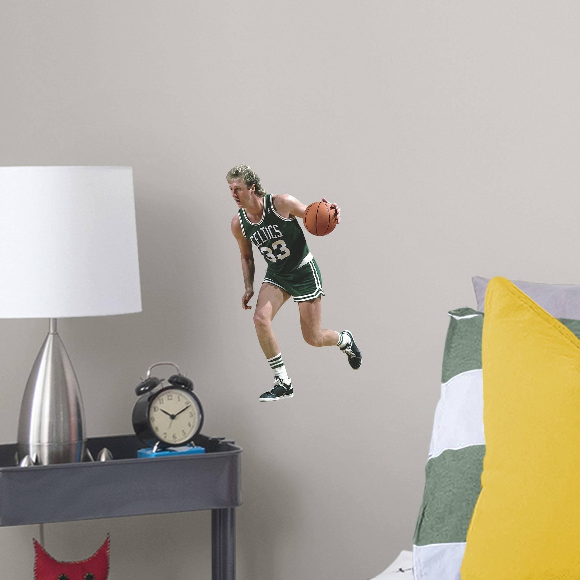 Fathead Larry Bird Boston Celtics Life Size Removable Wall Decal