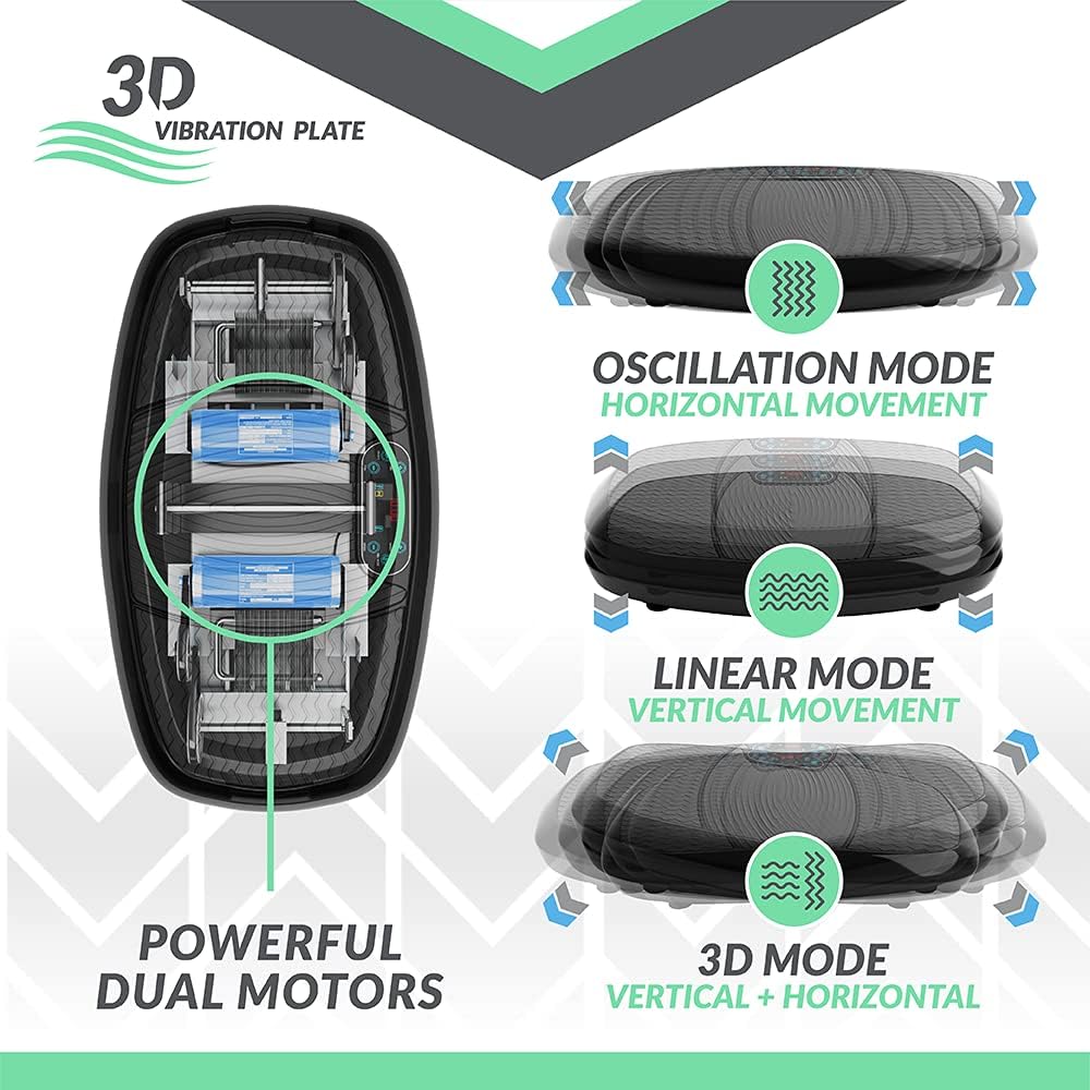 Bluefin Fitness Dual Motor 3D Vibration Platform | Oscillation