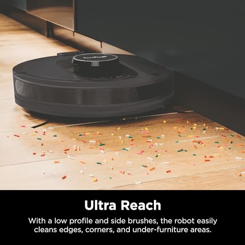Shark AV2501S AI Ultra Robot Vacuum, with Matrix Clean, Home Mapping, 30-Day Capacity HEPA Bagless Self Empty Base, Perfect for Pet Hair, Wifi