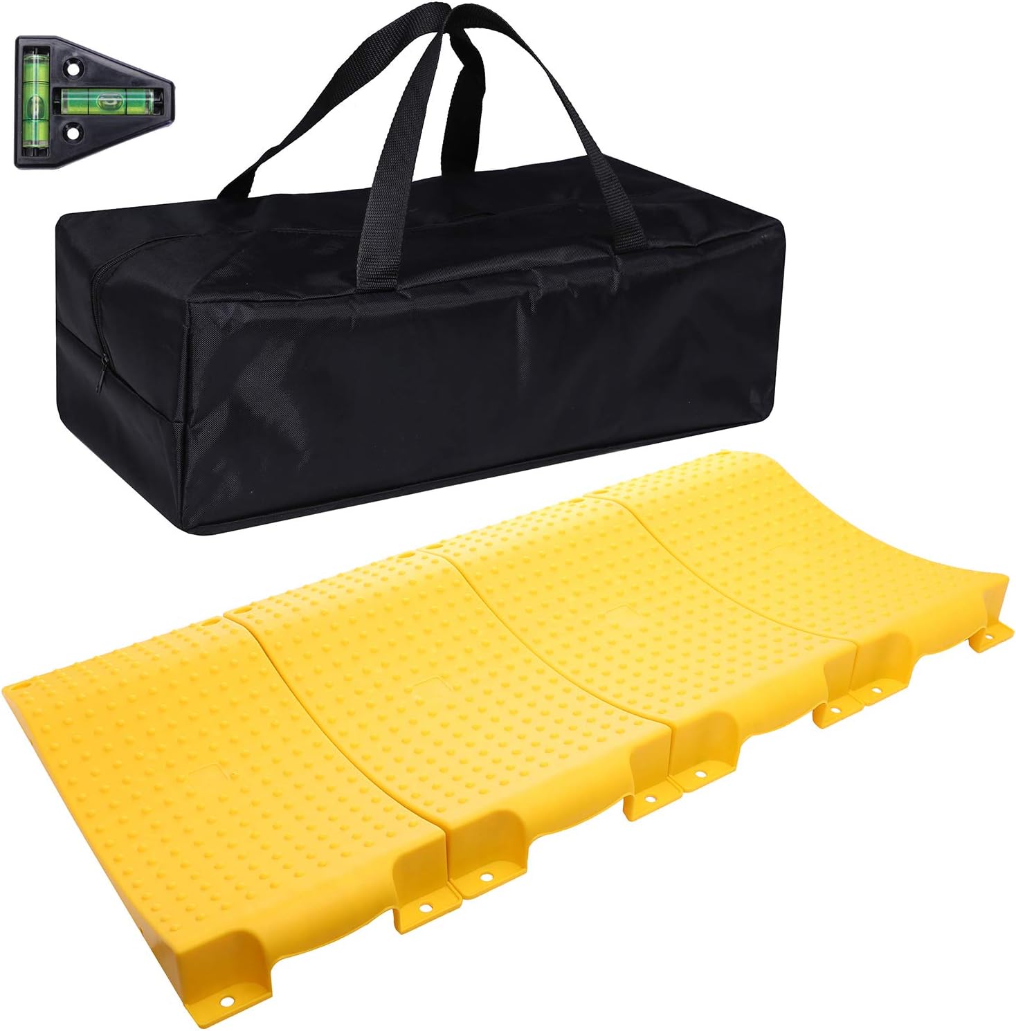 Homeon Wheels Tire Saver Ramps, Anti-Slip Pads Design, Car Tire Wheel Ramps for Flat Spot and Flat Tire Prevention