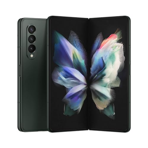 SAMSUNG Galaxy Z Fold 3 5G US Version, 256GB, Phantom Black - Unlocked (Renewed)