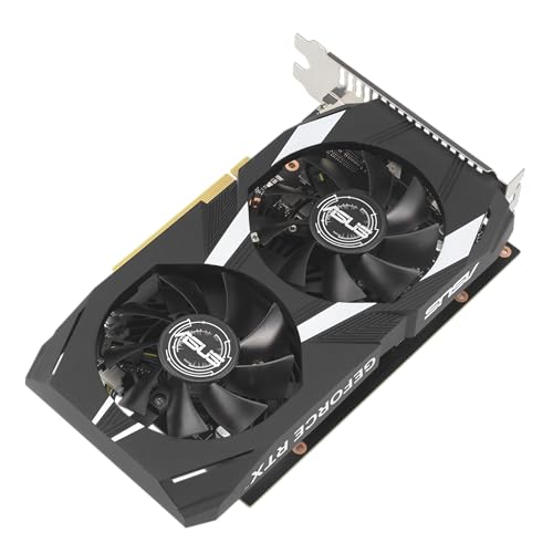 ASUS Dual NVIDIA GeForce RTX 3050 6GB OC Edition Gaming Graphics Card - PCIe 4.0, 6GB GDDR6 Memory, HDMI 2.1, DisplayPort 1.4a, 2-Slot Design