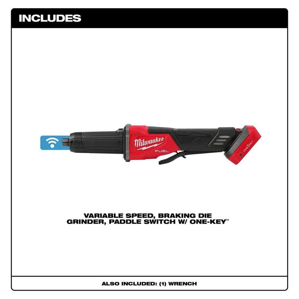2984-20 Milwaukee M18 FUEL Variable Speed Braking Die Grinder - Shop Hardware Tools Online Store