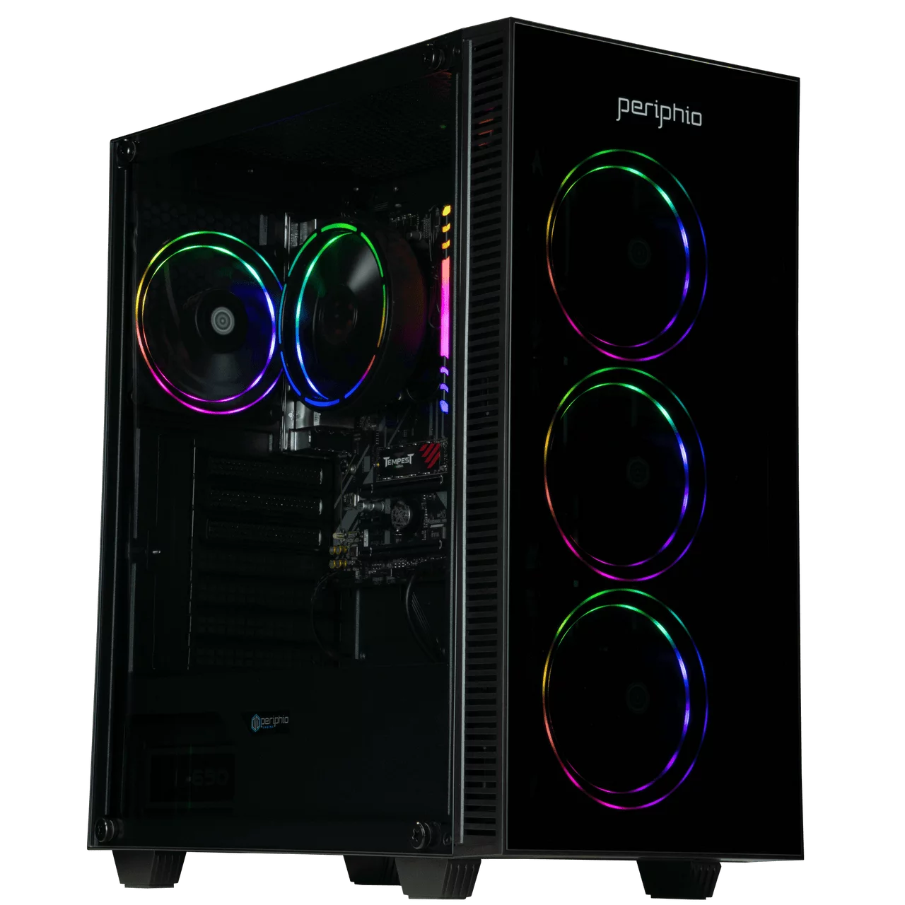 Periphio Terra Prebuilt Gaming PC |AMD Ryzen 5 5600G (4.4GHz Turbo) | Radeon Vega 7 Graphics | 1TB M.2 NVMe SSD | 16GB DDR4 RAM | Windows 11 Gaming