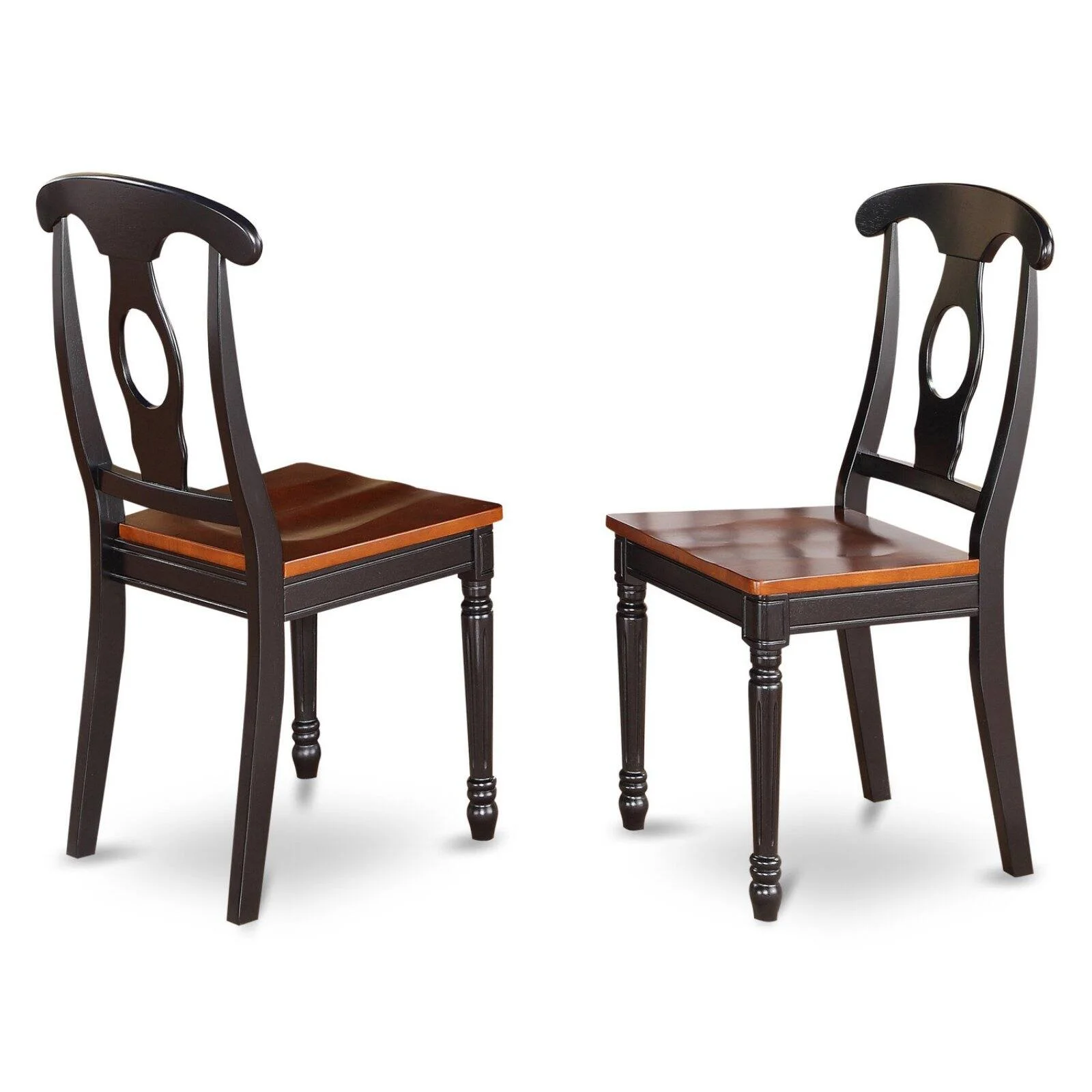 East West Furniture Sudbury 5-piece Wood Table and Dining Chair Set in Cherry