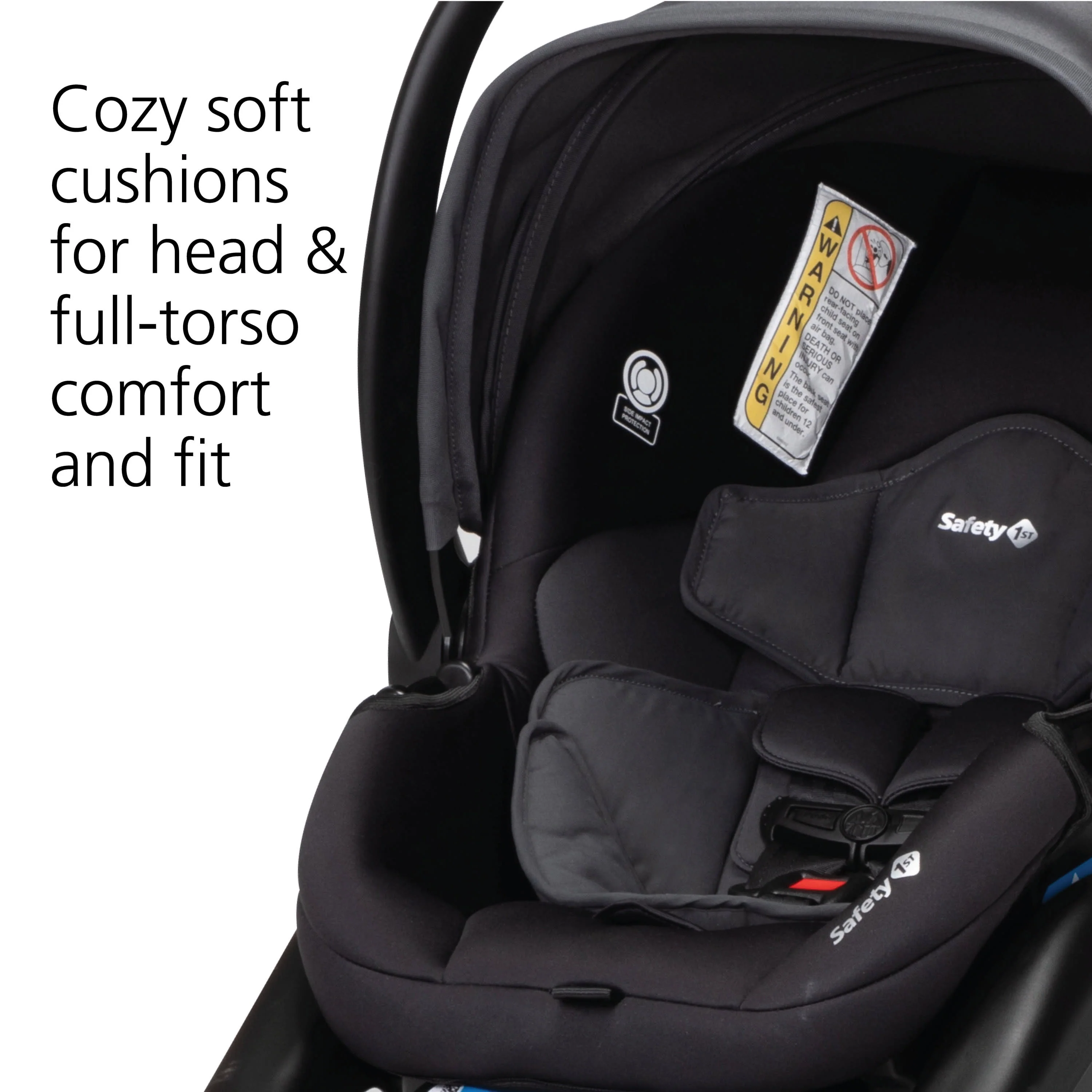 Safety 1st Grow and Go Sprint Modular Travel System Stroller with Rear-Facing Infant Car Seat, Whisper Grey
