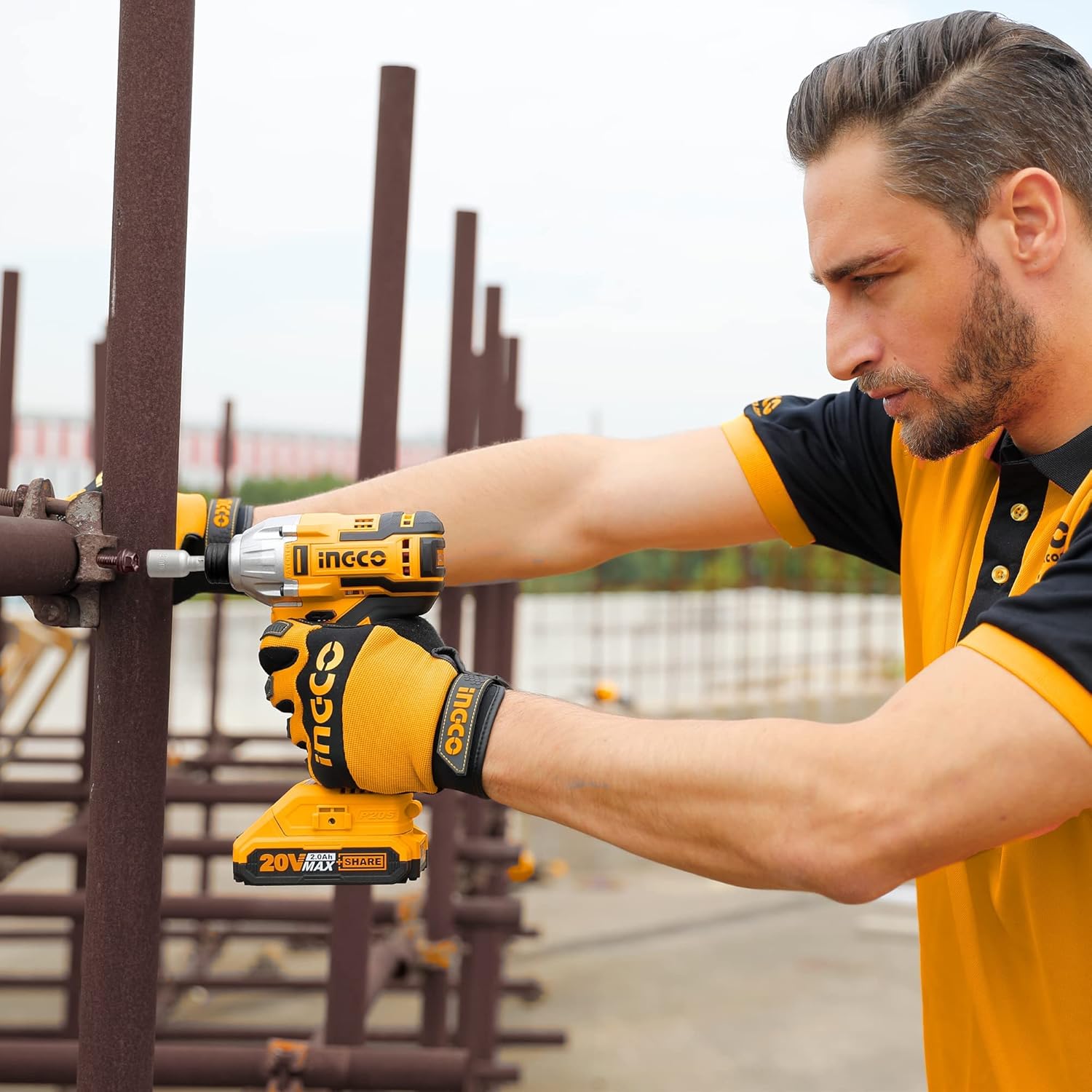 INGCO 20V Brushless Cordless Impact Driver Set CIRLI2002A