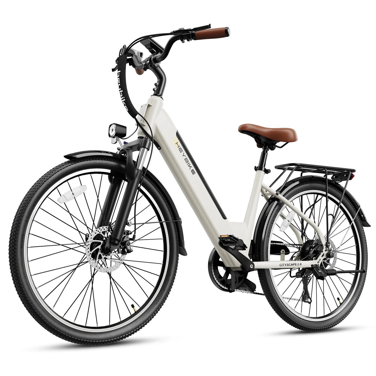Heybike Cityscape 2.0 Electric Bike 500W Electric City Cruiser Bicycle with 36V 13Ah Removable Battery Up to 50 Miles