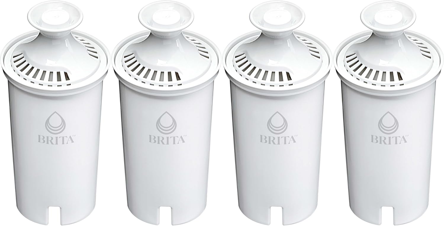 Silonn Ice Makers Countertop, 9 Cubes Ready in 6 Mins, 26lbs in 24Hrs & Brita Standard Water Filter Replacements for Pitchers and Dispensers