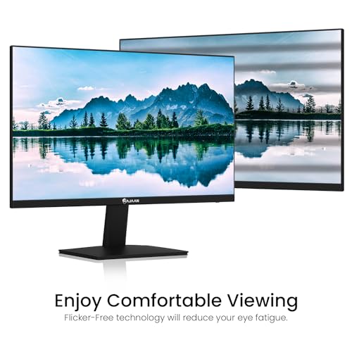 HAJAAN 24” Inch FHD 1080p Computer Monitor, Best for Office & Home, Monitor for PC