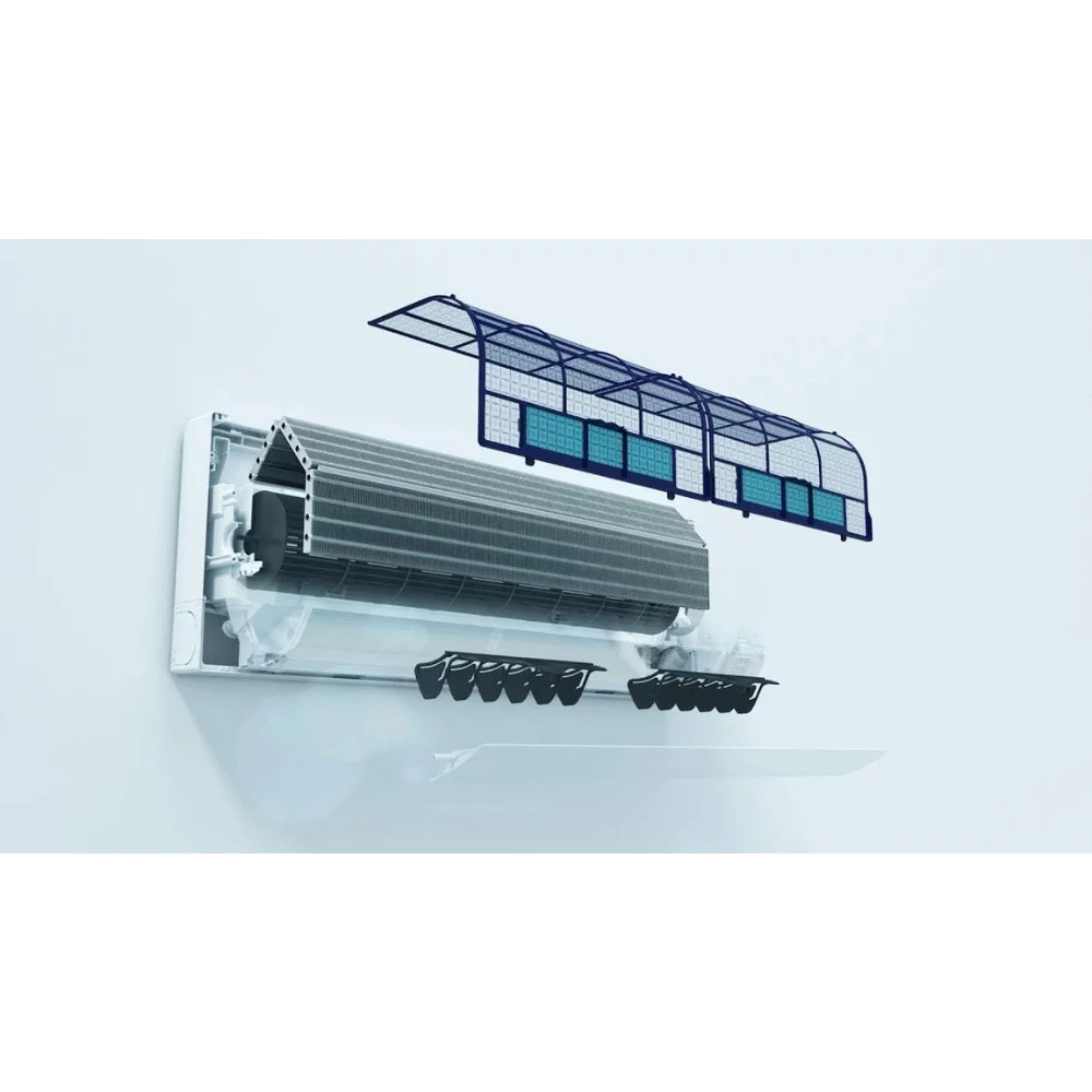 Mitsubishi P-Series 30000 BTU Wall Mounted Heat Pump Air Conditioning System - 19.8 SEER