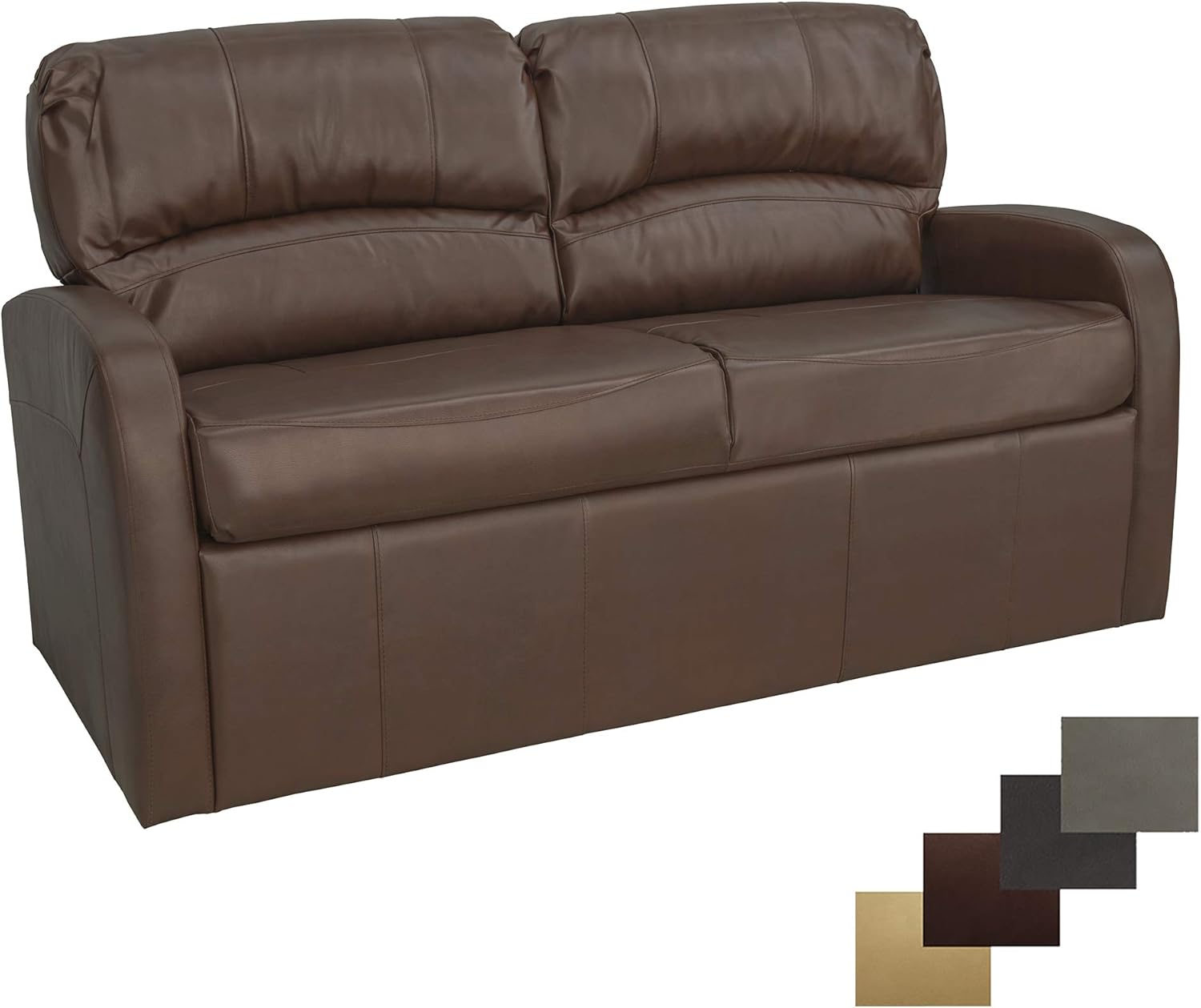 RecPro Charles Collection | 60" RV Jack Knife Sofa w/Arms | RV Sleeper Sofa | RV Couch | RV Living Room (Slideout) Furniture | RV Furniture | Camper