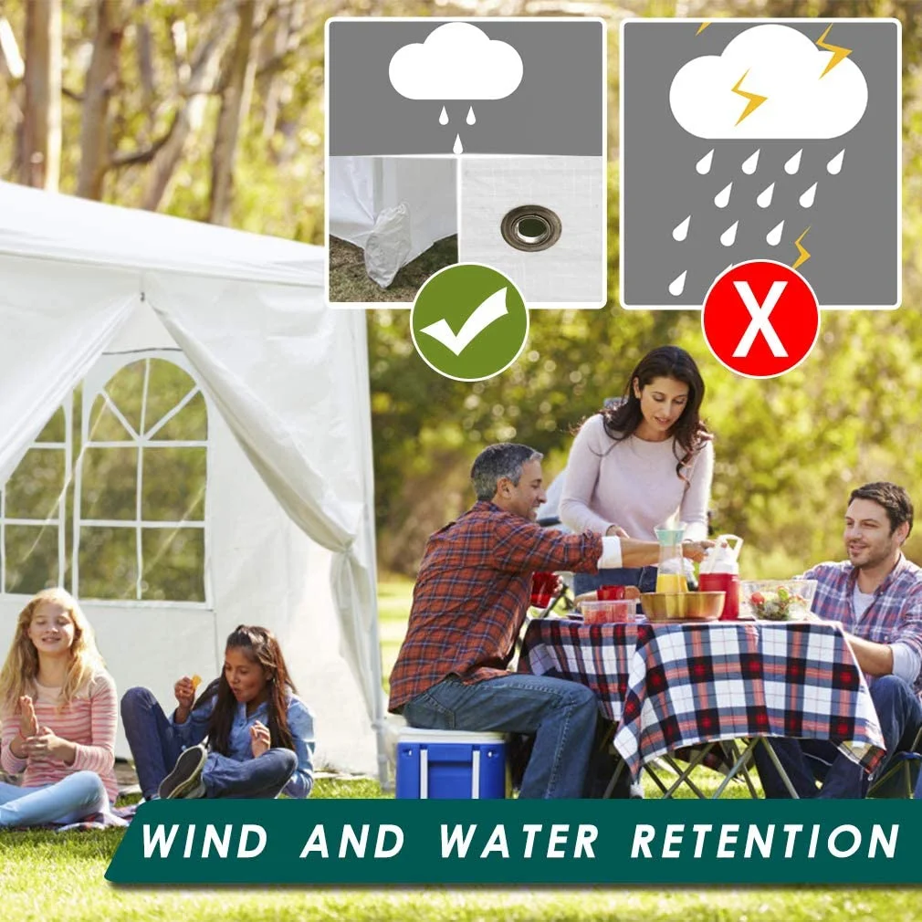 FDW 30' x 10' White Event Outdoor Canopy