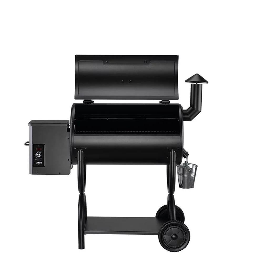 Z GRILLS 550B 560 sq. in. Wood Pellet Grill & Smoker, 8 in 1 BBQ Grill with Latest PID Technology