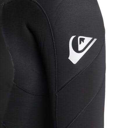 Quiksilver Syncro 3/2 Back Zip Wetsuit - Black/Silver - MS