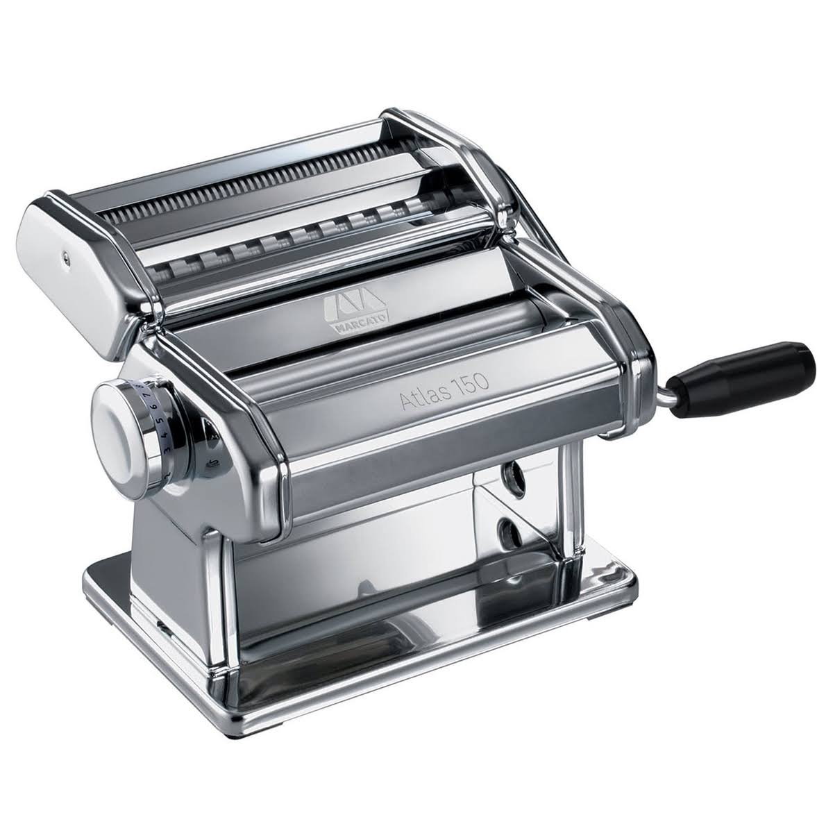 MARCATO Atlas 150 Pasta Machine, Made in Italy, Includes Cutter, Hand