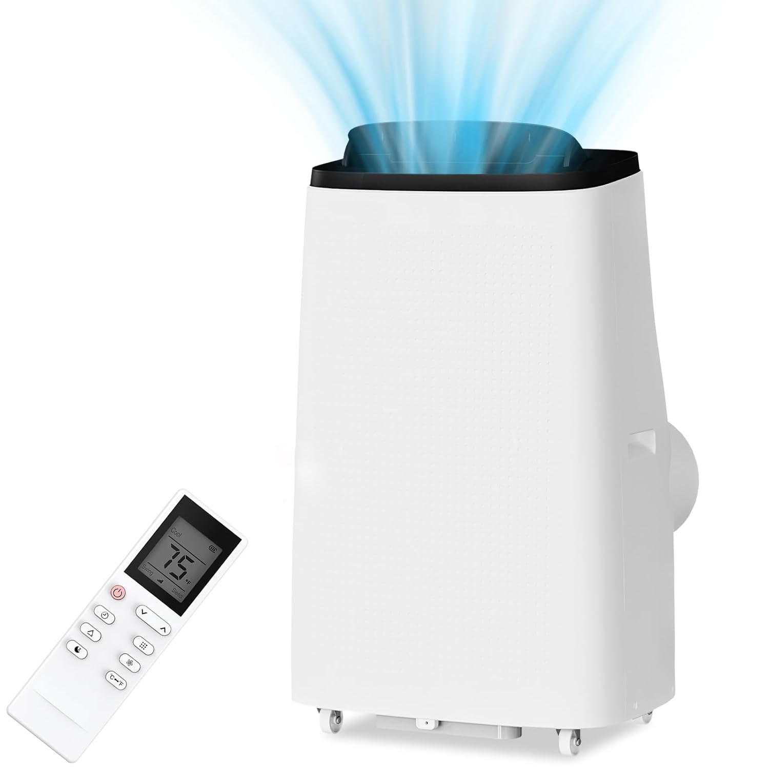 GAOMON Portable Air Conditioners, 14,000btus Portable AC for Room up to 700 Sq. Ft. with Remote Control, 24H Timer, 4-in-1 Air Conditioner with Cool