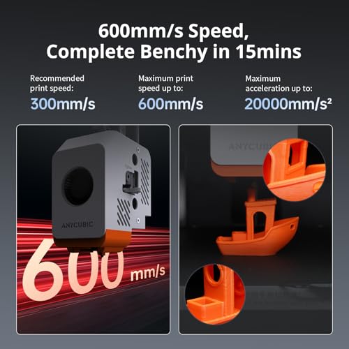 Anycubic Kobra S1 Combo Multicolor 3D Printer with Anycubic ACE PRO, 4 Multicolor, Drying and Printing at the Same Time