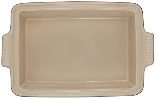Le Creuset Stoneware Heritage Covered Rectangular Casserole, 4 qt. (12" x 9"), Cerise