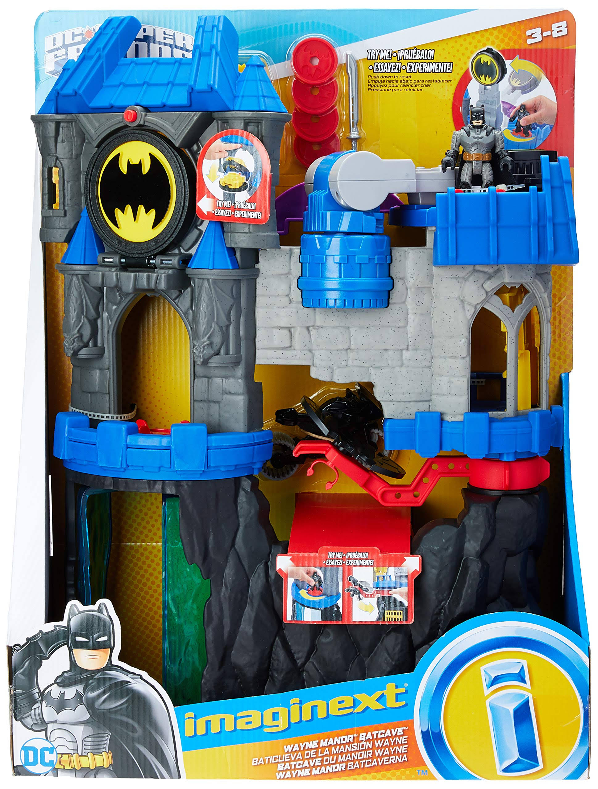 Imaginext DC Super Friends Wayne Manor Batcave