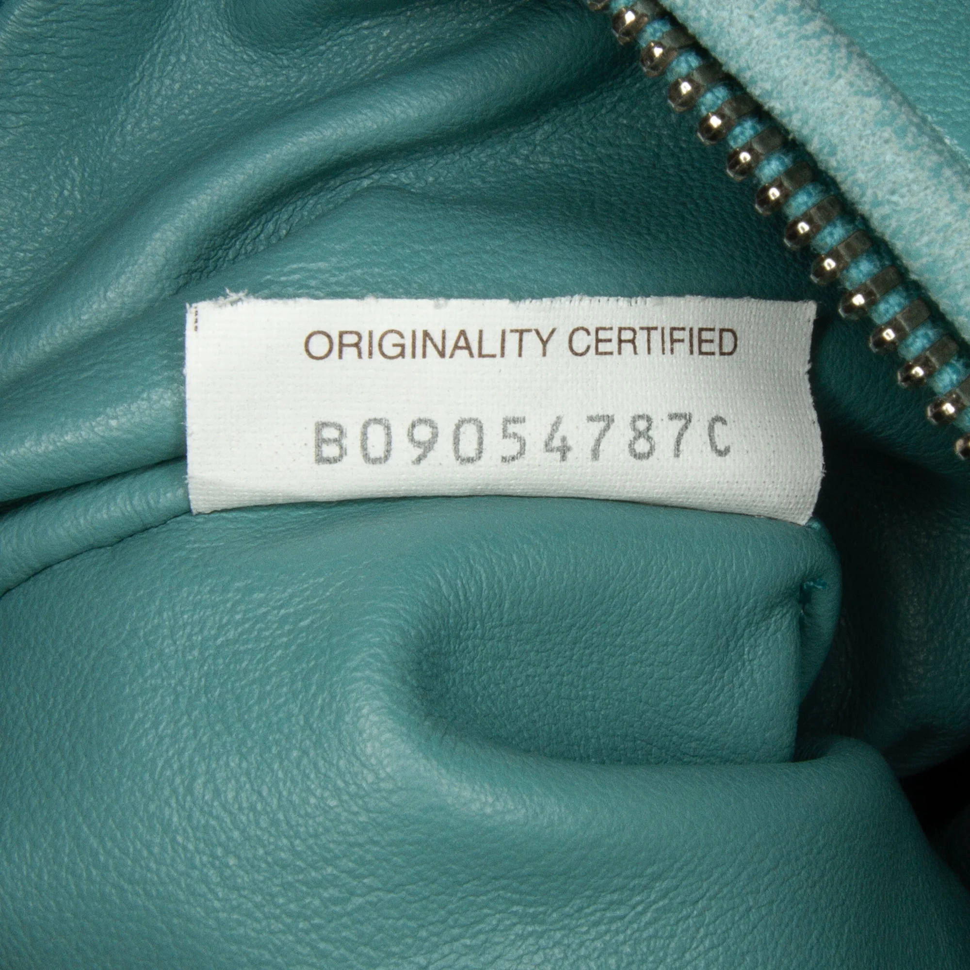 Pre-Owned Authenticated Bottega Veneta Mini Intrecciato Jodie Calf Leather Blue Handbag Top HandleBag Unisex (Good)