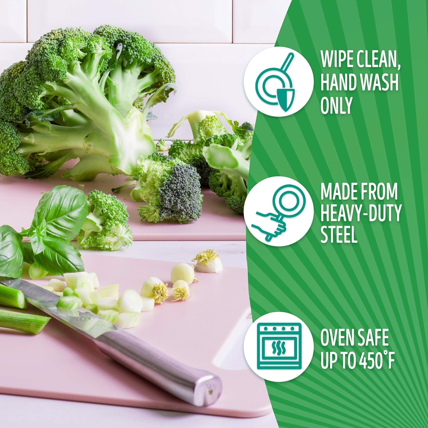 GreenLife Soft Grip Healthy Ceramic Nonstick, 16 Piece Cookware Pots and Pans Set, PFAS-Free, Dishwasher Safe