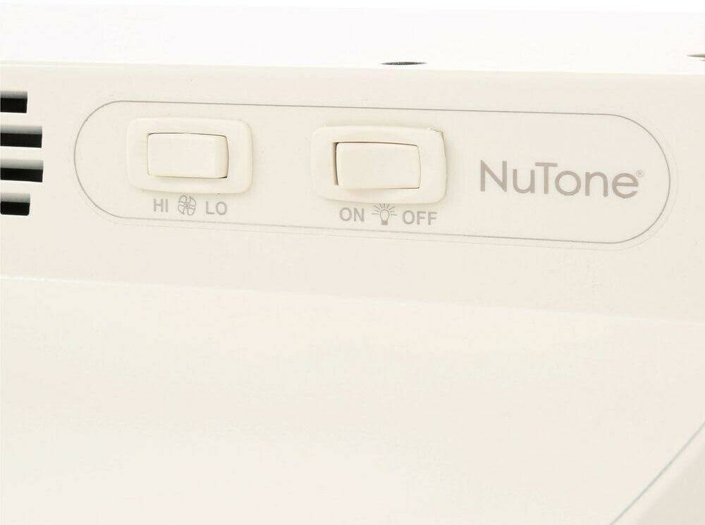 Nutone RL6200 Series 24 in. Ductless Under Cabinet Range Hood with Light in Bisque