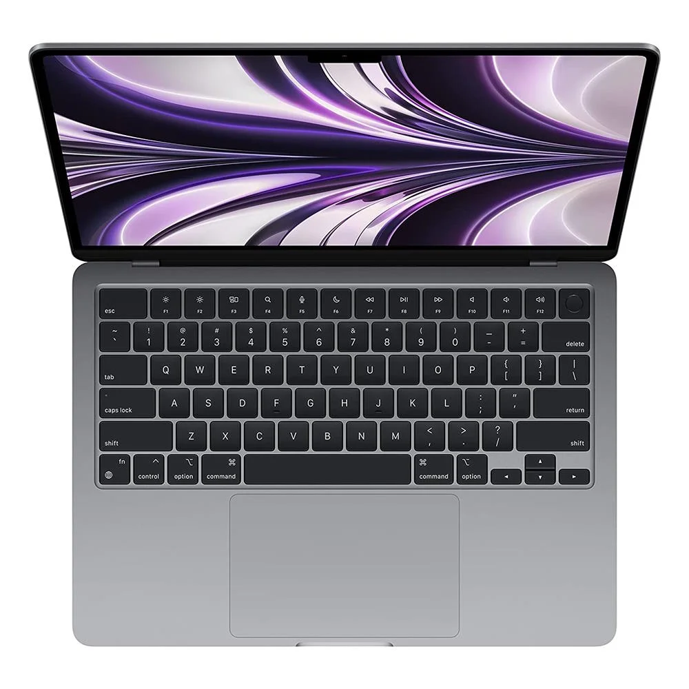 Restored Apple Macbook Air 13.6-inch (8GPU, Space Gray) 3.5Ghz 8-Core M2 (2022) Laptop 256 GB Flash HD & 8GB RAM-Mac OS (Used