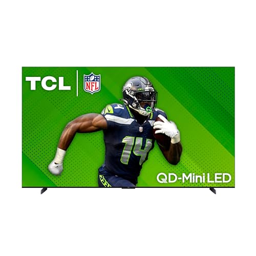 TCL QM7 QLED 4K Smart QD-Mini LED TV with Google TV Dolby Vision IQ, Dolby Atmos, HDR, Game Accelerator up to 240Hz, Voice Remote
