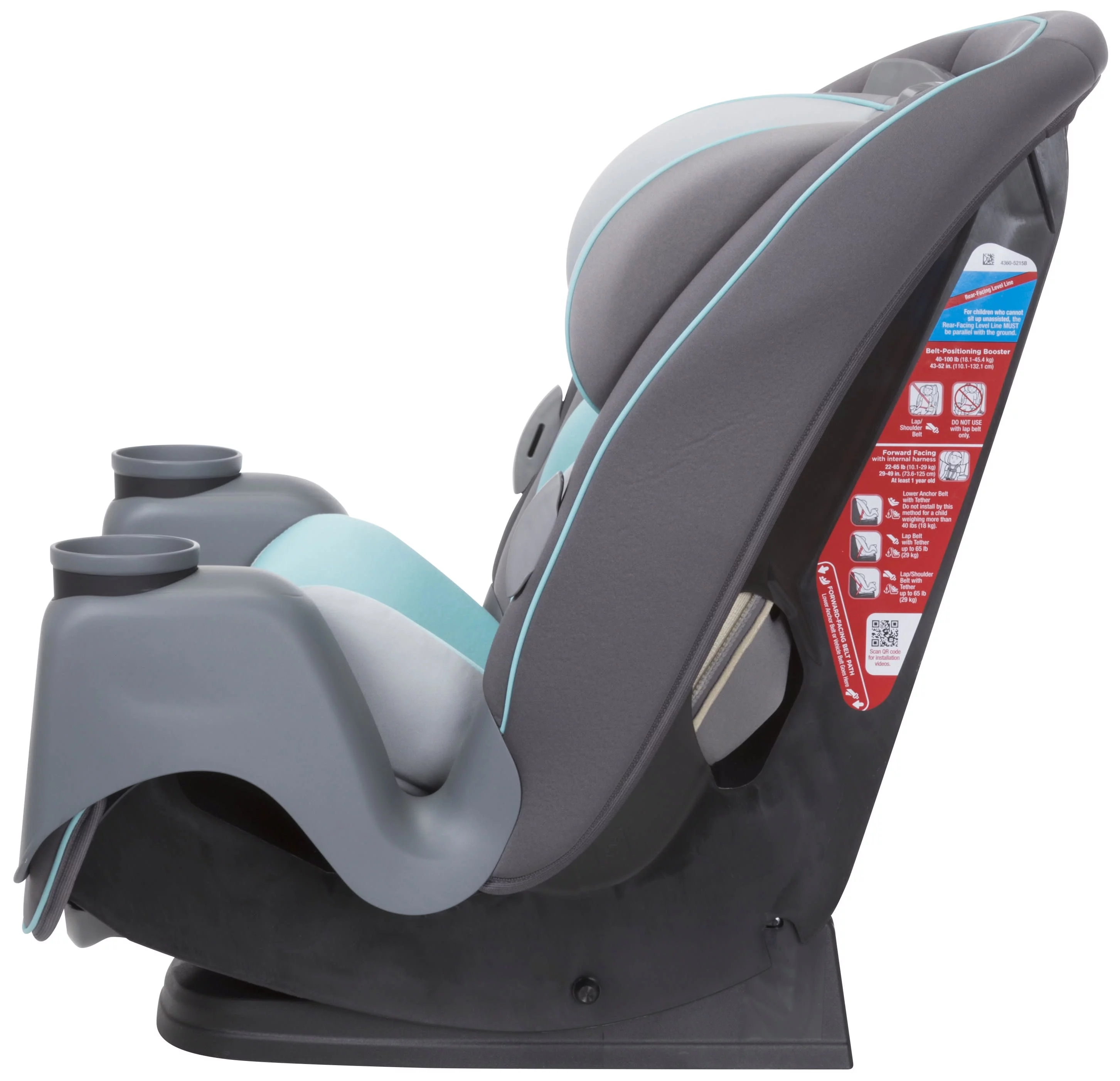 Safety 1st Grow and Go Sprint All-in-1 Convertible Car Seat, Silver Lake