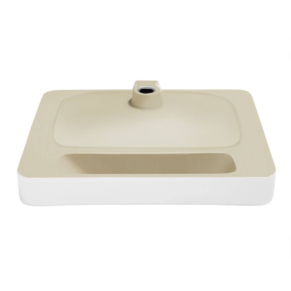 Carre Rectangular Vessel Sink (White), Swiss Madison SM-VS202