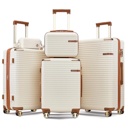 Joyway Luggage Sets 3 Piece,Expandable Hard Shell Suitcase Set with Spinner Wheels, Lightweight Travel Luggage set with TSA Lock(Black