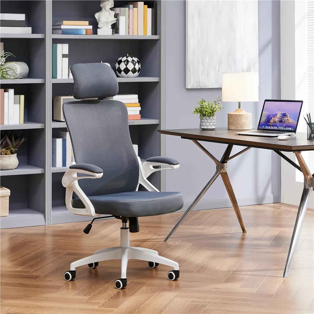 Alden Design Ergonomic Mesh Office Chair with High Back, Black