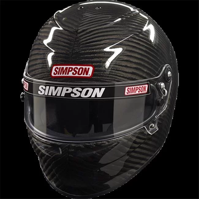 Simpson Carbon 2020 Venator Helmet, Black - Medium-Large