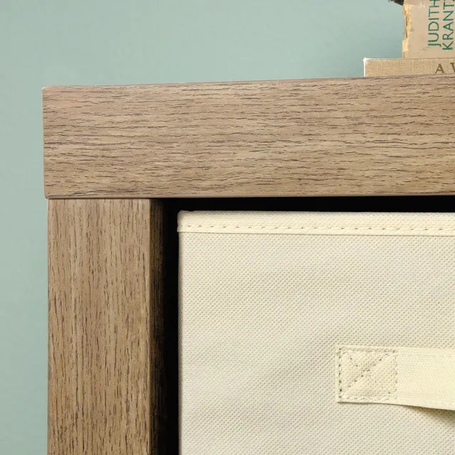 【Furniture】【BS】 Modern 8-Cube Bookcase Organiser Storage Cabinet - Lintel Oak