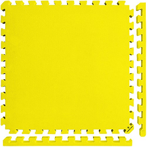 Meister X-THICK 1.5" Interlocking EVA Foam Mats - 2X Cushion for Wrestling, MMA Takedowns & Gymnastics - 2'x2' Tiles