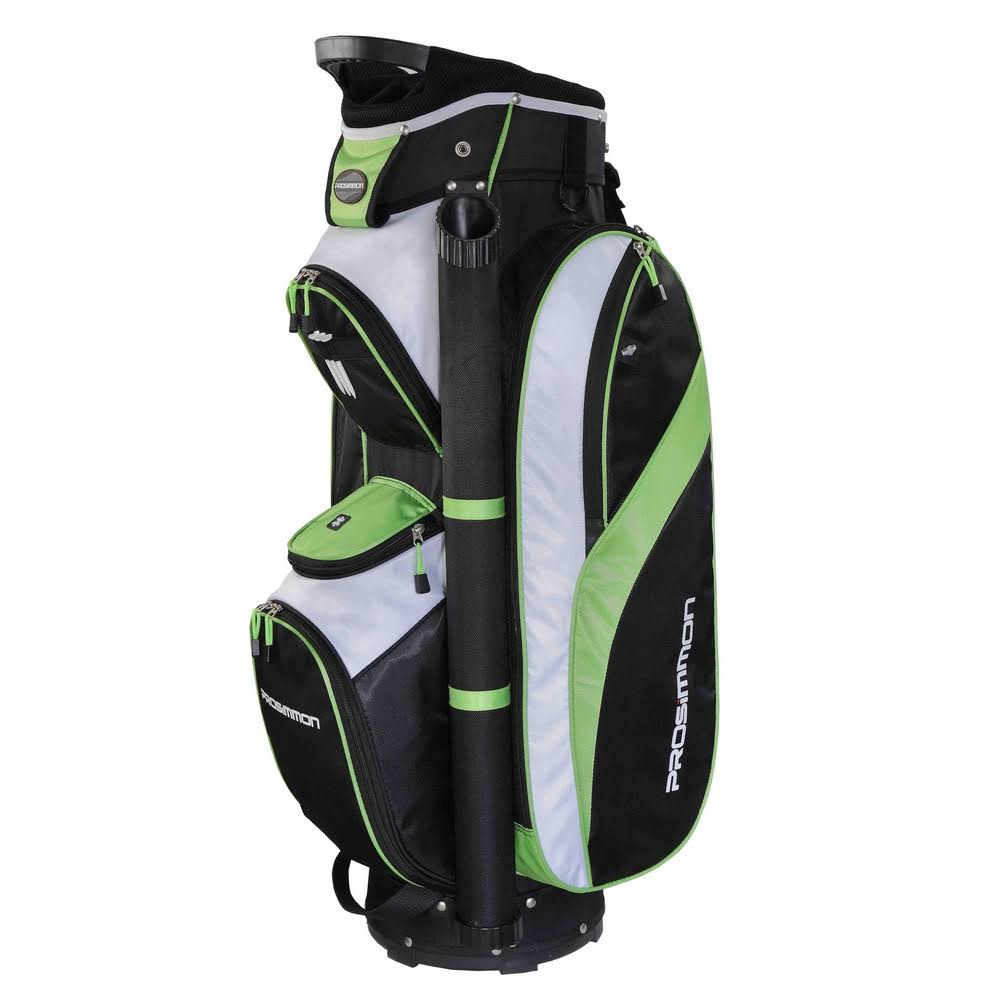 Prosimmon Tour 14 Way Cart Golf Bag Black Red