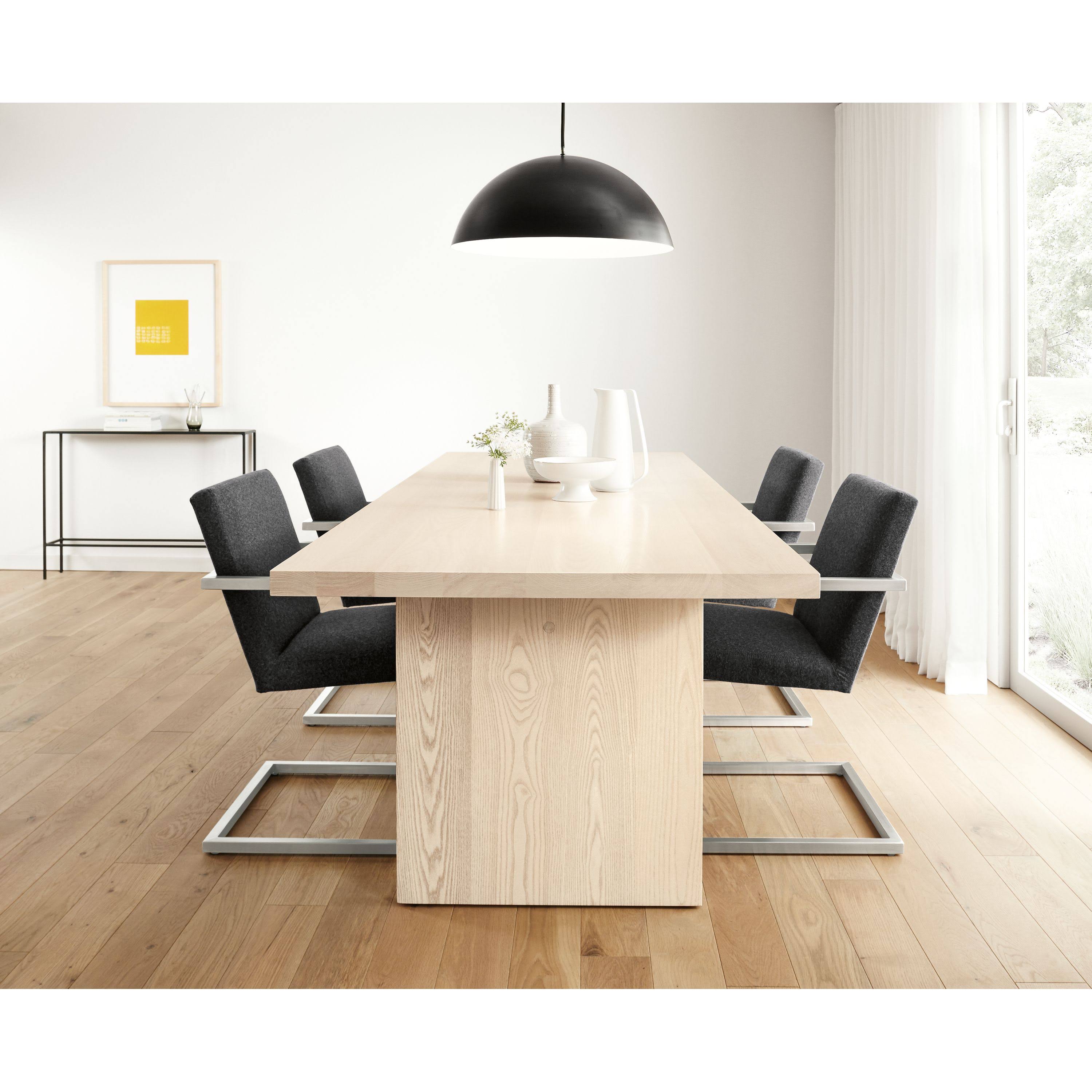 Room u0026 Board | Modern Slim Console Table 8D 40W 29h in Saffron Yellow