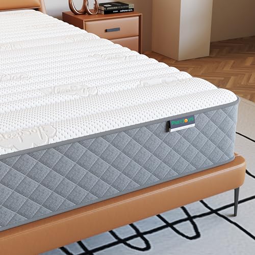 Full Mattress, 12 Inch Full Size Mattress with Cooling-Gel Memory Foam &Pocket Spring Hybrid, CertiPUR-US Certified, Medium Firm