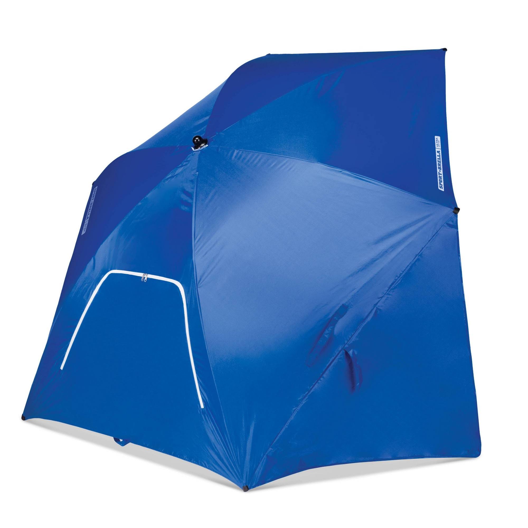 Sport-brella Ultra SPF 50+ Angled Shade Canopy Umbrella (8-Foot), Blue