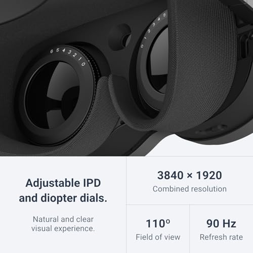 HTC Vive XR Elite with Deluxe Pack — Mixed Reality and PC VR Headset + Controllers