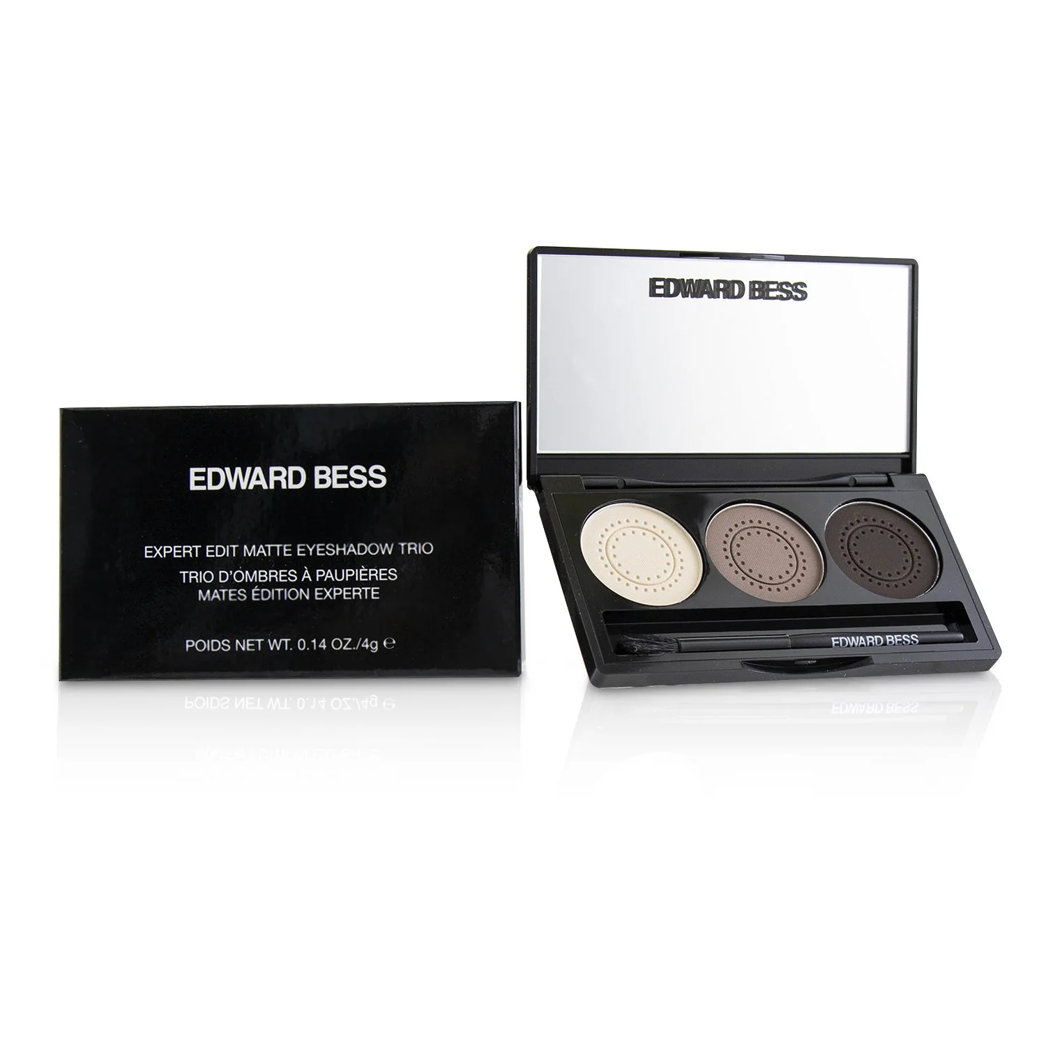 Edward Bess Expert Edit Matte Eyeshadow Trio - # Subtle Smoke  4g/0.14oz