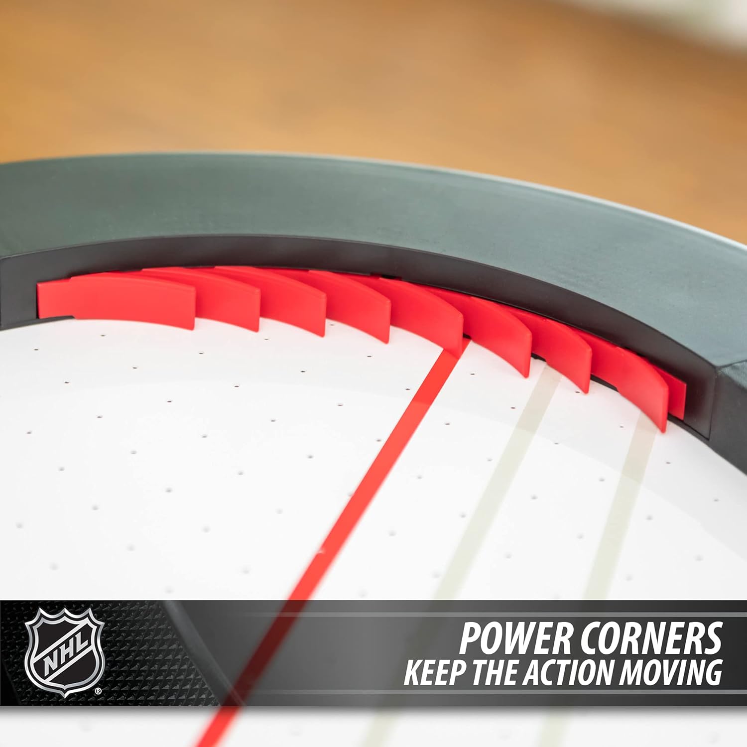 EastPoint Sports NHL 72” Air Attack Air Hockey Table with LED Scoring System – Perfect for Family Game Room, Adult rec Room, basements, Man cave