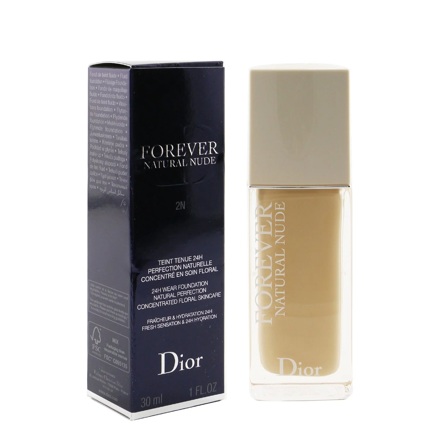 Christian Dior Dior Forever Natural Nude 24H Wear Foundation - # 2W Warm  30ml/1oz