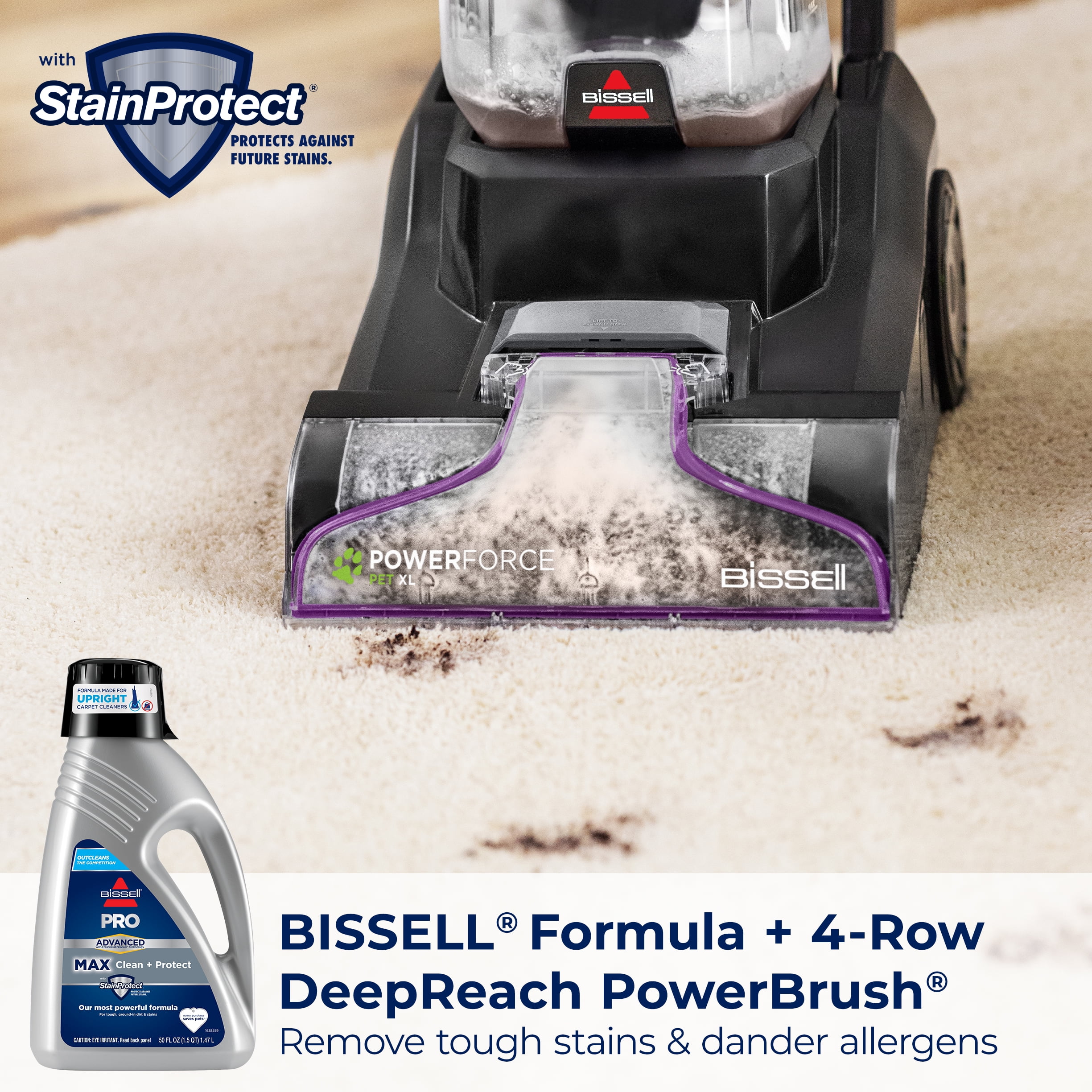 BISSELL® PowerForce™ Pet XL Upright Carpet Cleaner 3748